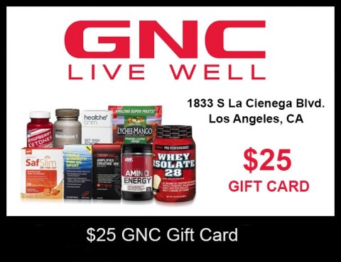 $25 GNC Gift Card – Closed