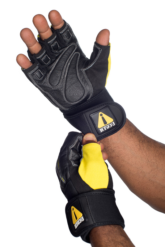 Best Lifting Gloves by UCGYM with Wrist Wraps