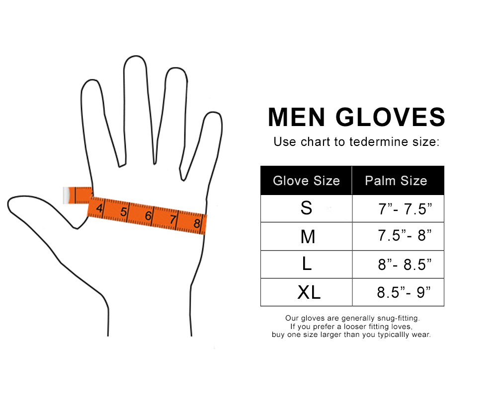 Ucgym Men Workout Gloves Size