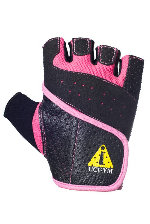 UCgym Power Lady - pink workout gloves for ladies