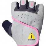 Pink workout gloves for women