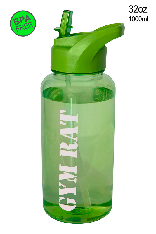 UCGYM gym rat Best Sports Bottle with Straw green