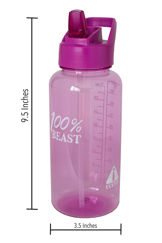 UCGYM Best Sports Bottle with Straw