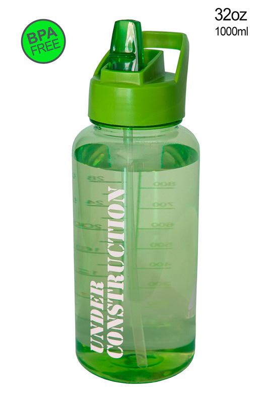 UCGYM Best Sports Bottle with Straw green